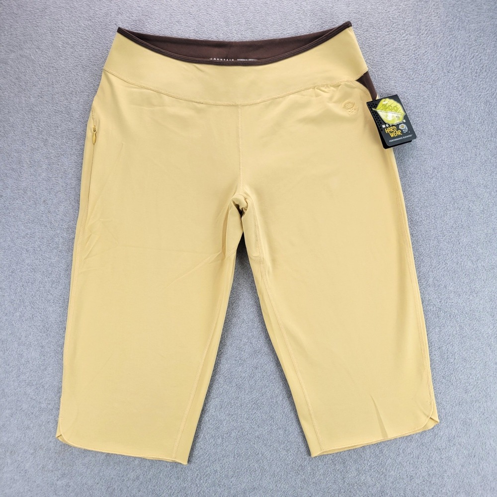 Mountain Hardwear High Step‎ Judo Capri Women Medium Yellow Brown OL3514-735